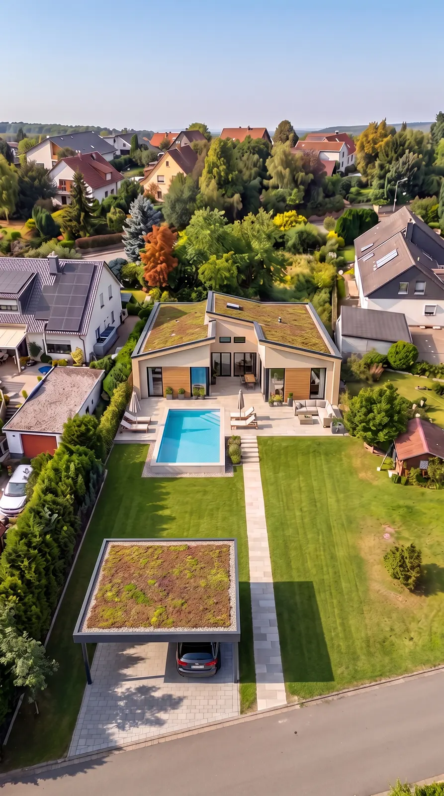 Variante: Bungalow mit Carport