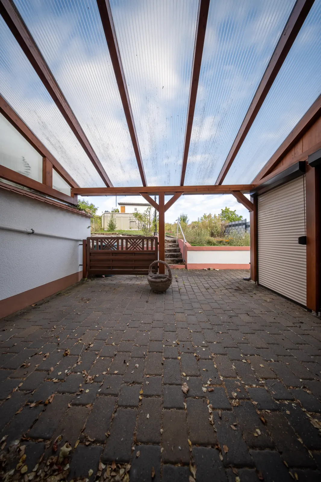 Überdachte Terrasse