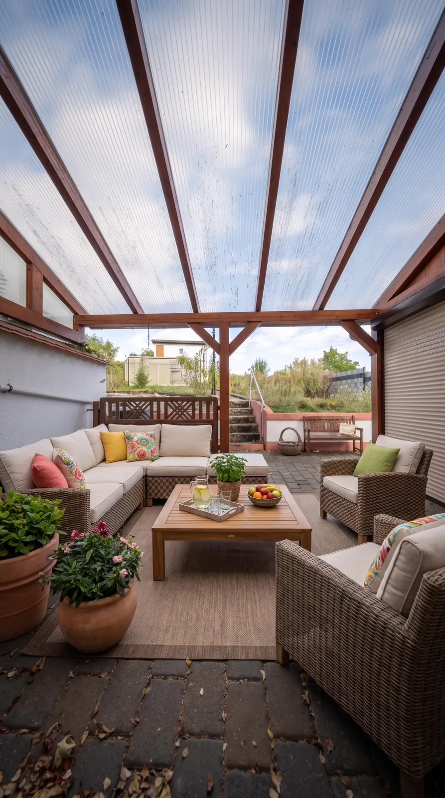 Terrasse als Lounge